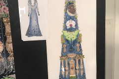 Robes design on paper being displayed