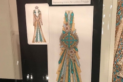 Robes design on paper being displayed