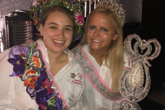 Two duchesses smiling at the camera